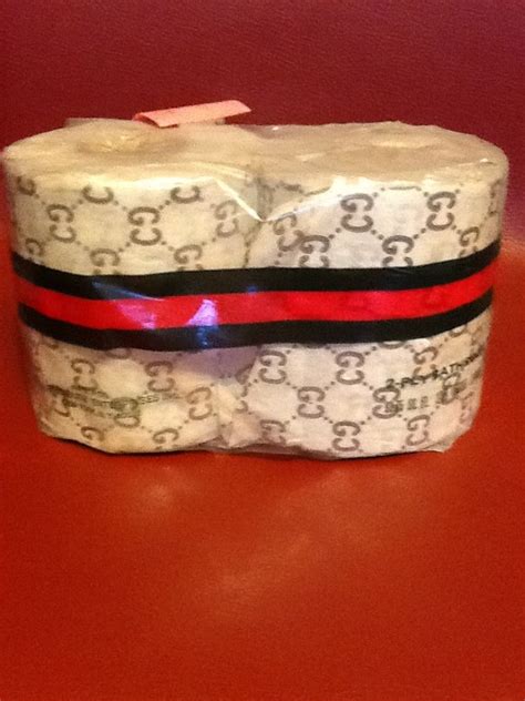 fake gucci toilet paper|gucci decor temporary.